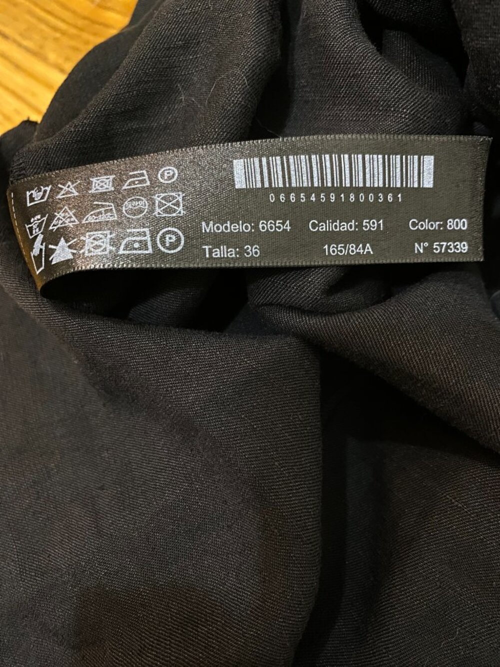 MASSIMO DUTTI Black Linen Blend Halter Midi A-Line Dress EUR 36, US 4 (or $180) - Picture 8 of 12